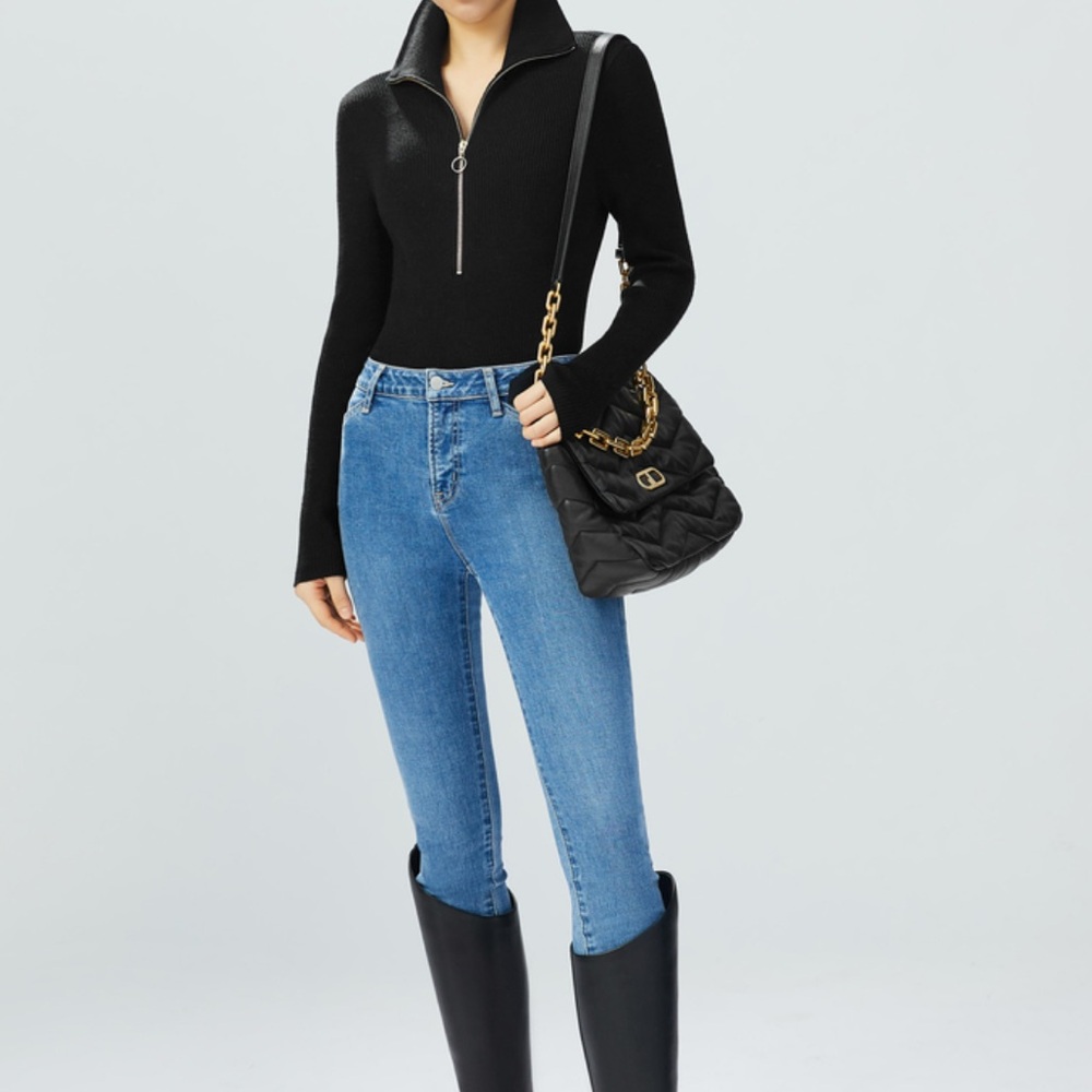 💯 wool half zipper sweater - Picture 7 of 11